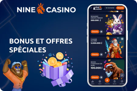 Nine Casino Les derniers bonus et offres speciales